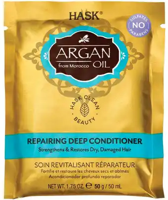 Chemist Warehouse Hask argan oil repairing deep conditioning treatment 50g offer