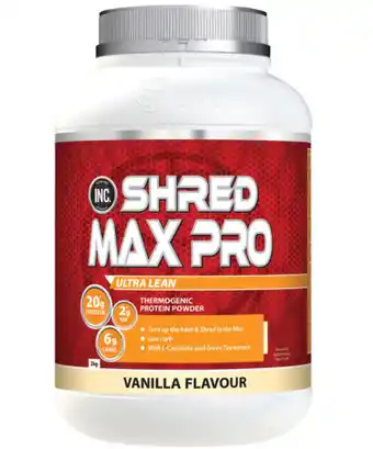 Chemist Warehouse Inc shred max pro vanilla flavour 2kg offer