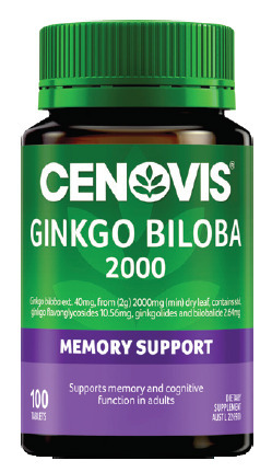 My Chemist Cenovis ginkgo biloba 2000 100 tablets offer