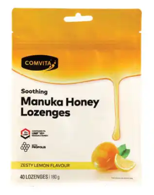 Comvita propolis lemon & honey lozenges 40 lozenges