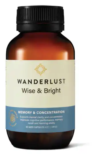 My Chemist Wanderlust wise & bright 60 capsules offer