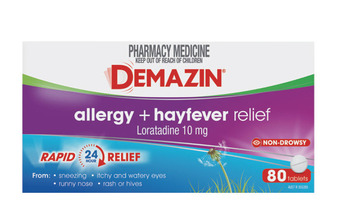 My Chemist Demazin allergy + hayfever relief 80 tablets offer