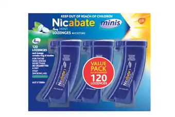 My Chemist Nicabate minis 1.5mg 120 lozenges offer