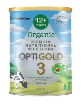 My Chemist Optigold organic toddler milk drink 900g offer