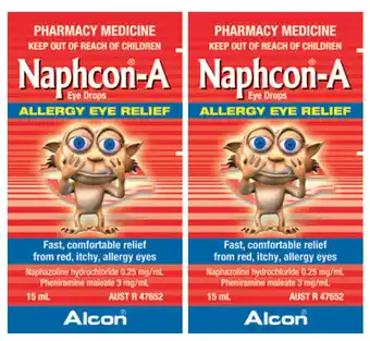 Naphcon-a allergy eye relief drops 15ml