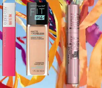 Maybelline cosmetic range
