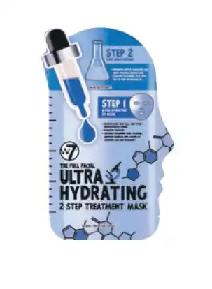 ePharmacy W7 the full facial ultra hydrating 2 step treatment mask offer