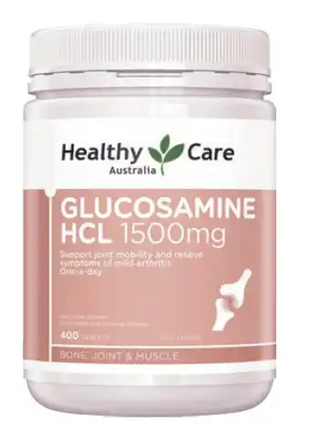 ePharmacy Healthy care glucosamine hcl 1500mg 400 tablets offer
