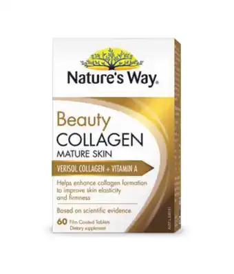 ePharmacy Nature’s way beauty collagen mature skin 60 tablets offer