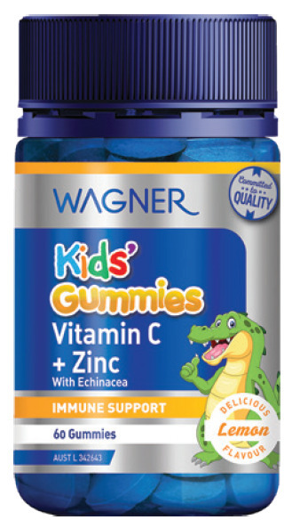 Wagner kids gummies vitamin c + zinc 60 gummies
