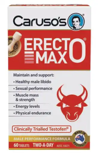 ePharmacy Caruso’s erecto max 60 tablets offer