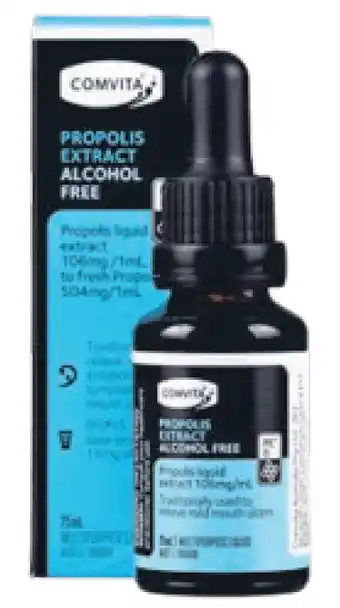 ePharmacy Comvita propolis extract alcohol free 25ml offer