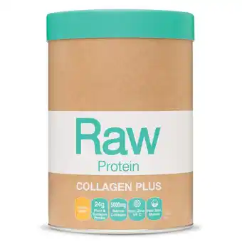 ePharmacy Amazonia raw protein collagen plus vanilla maple 750g offer