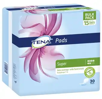 ePharmacy Tena pads super 30 pack offer