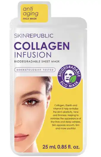 ePharmacy Skin republic collagen infusion face mask offer