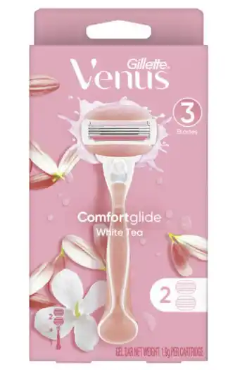 ePharmacy Gillette venus comfort glide white tea + 2 blade refills offer