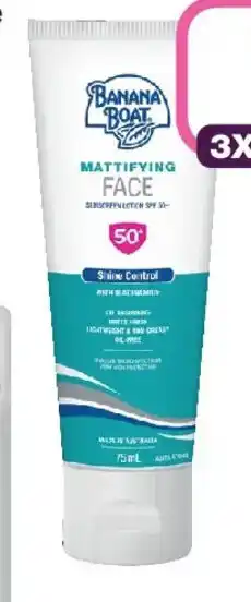 Banana Boat Mattifying Face Sunscreen Lotion SPF50+