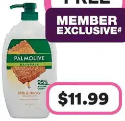 Priceline Palmolive Naturals Body Wash Milk & Honey offer