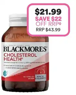 Priceline Blackmores Cholesterol Health offer