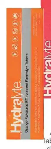 Priceline Hydralyte Orange Flavoured Electrolyte 20 Effervescent Tablets offer