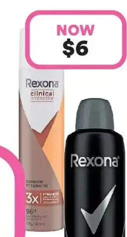 Priceline Rexona Clinical Antiperspirant Deodorant Summer Strength offer