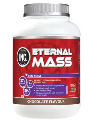 ePharmacy Inc eternal mass chocolate flavour 2kg offer