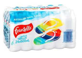 Coles Frantelle still water 24x600ml offer