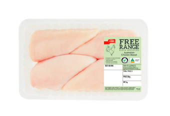 Coles Coles free range rspca approved chicken breast fillets large pack offer