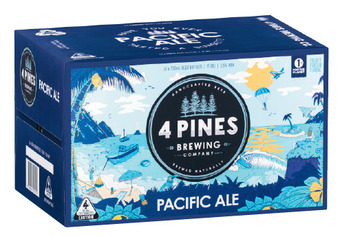 Liquorland 4 pines brewing pacific ale bottle 330ml offer