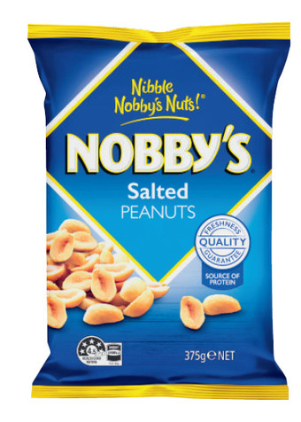 Nobby’s nuts peanuts 350g-375g