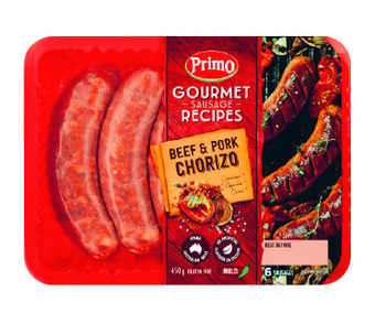 Coles Primo gourmet sausages 450g offer
