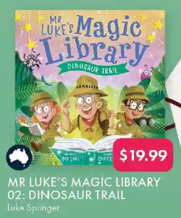 QBD Mr luke's magic library 02: dinosaur trail luke springer offer