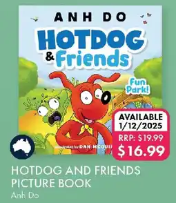 QBD Hotdog and friends picture book offer