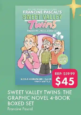 QBD Sweet valley twins: the graphic novel 4-book boxed set offer