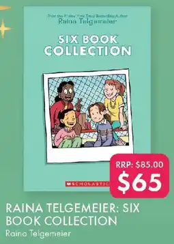 QBD Raina telgemeier: six book collection offer