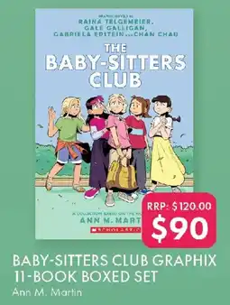QBD Baby-sitters club graphix 11-book boxed set offer
