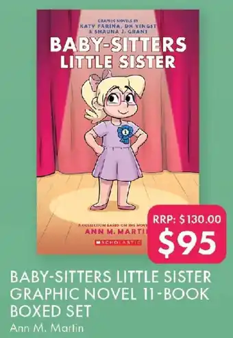 QBD Baby-sitters little sister graphic novel 11-book boxed set offer