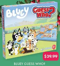 QBD Bluey guess who? offer