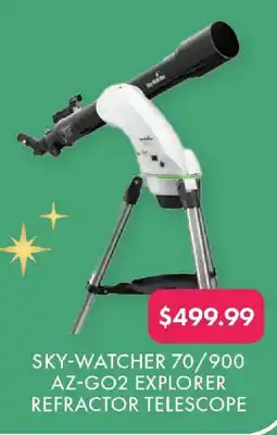 QBD Sky-watcher 70/900 az-go2 explorer refractor telescope offer