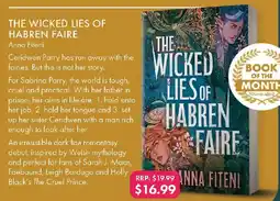 QBD The wicked lies of habren faire offer