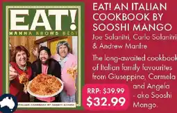 QBD Eat! an italian cookbook by sooshi mango offer