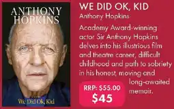 QBD We Did Ok, Kid offer