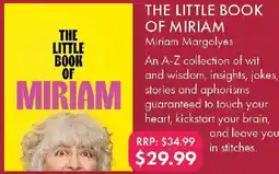 QBD The little book of miriam offer