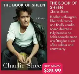 QBD The book of sheen offer