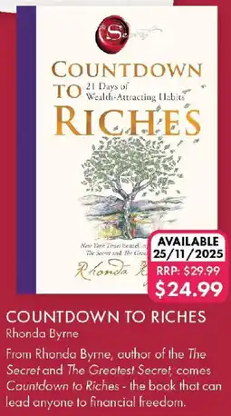 QBD Countdown to riches offer