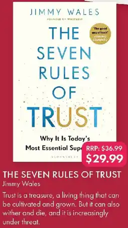 QBD The seven rules of trust offer