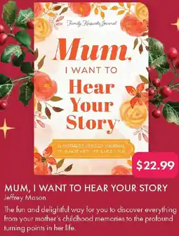 QBD Mum, i want to hear your story offer
