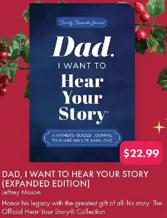 QBD Dad, i want to hear your story offer