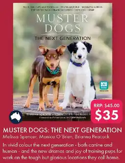 QBD Muster dogs: the next generation offer