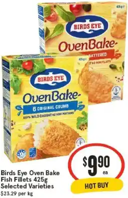IGA Birds Eye Oven Bake Fish Fillets offer